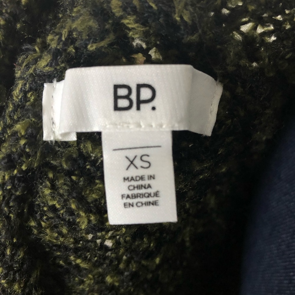 NWT BP Boucle Dark Olive Green Cardigan Sweater - Picture 6 of 8